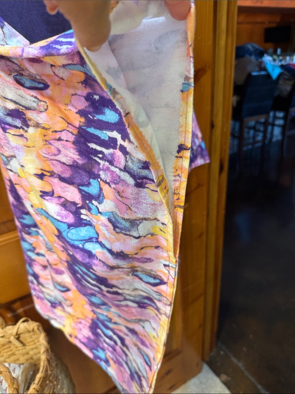 Purple Prince Upcycled Tie-Dye Graphic adult Top - OSFM (sm), new w/o tag - Picture 7 of 10